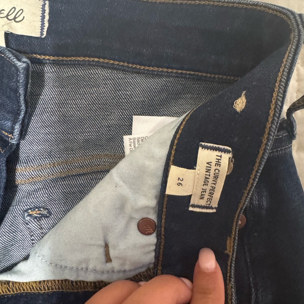 Madewell the curvy perfect vintage Jean - Picture 3 of 4